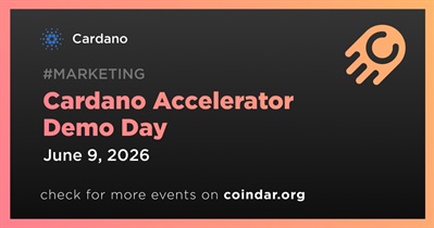 Cardano to Hold Accelerator Demo Day on June 9th