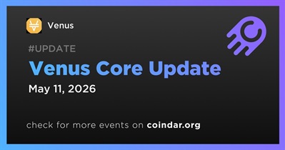 Venus Updated Venus Core on May 11th