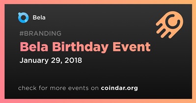 Bela Birthday Event
