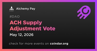 Alchemy Pay to Start ACH Supply Adjustment Vote on May 12th