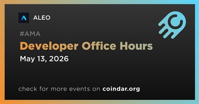 Aleo to Hold Developer Office Hours on May 13th