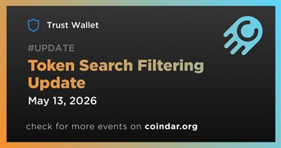 Trust Wallet Updated Token Search Filtering