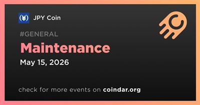 JPY Coin to Conduct Scheduled Maintenance on May 15th