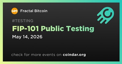 Fractal Bitcoin Opened FIP-101 Public Testing on May 14th