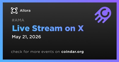 Allora to Hold Live Stream on X on May 21st