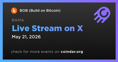 BOB to Hold Live Stream on X on May 21