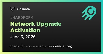 Cosanta to Activate Network Upgrade on June 6th