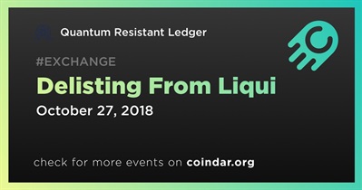 Delisting From Liqui