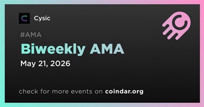 Cysic to Hold Biweekly AMA on May 21st