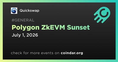 Quickswap Reminds Users About Polygon ZkEVM Sunset on July 1st