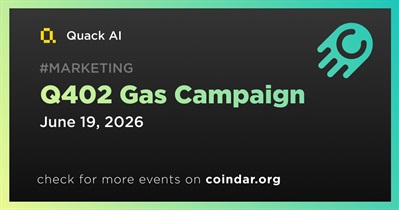 Quack AI to Cover Q402 Gas Costs Until June 19th