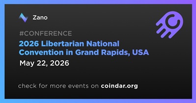 Zano to Participate in 2026 Libertarian National Convention in Grand Rapids on May 22nd