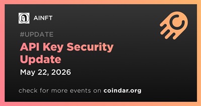 AINFT Launched API Key Security Update