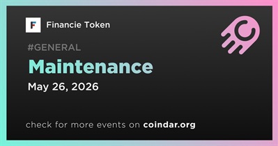 Financie Token to Conduct Scheduled Maintenance on May 26th
