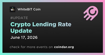 WhiteBIT Coin to Update Crypto Lending Rates on June 17th
