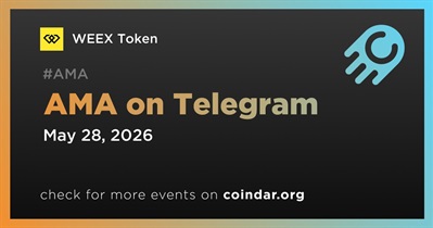 WEEX Token to Hold AMA on Telegram on May 28th