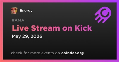 Energy to Hold Live Stream on Kick on May 29th