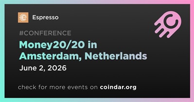 Espresso to Participate in Money20/20 in Amsterdam on June 2nd