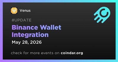 Venus to Be Integrated With Binance Wallet