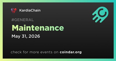 KardiaChain to Conduct Scheduled Maintenance on May 31st