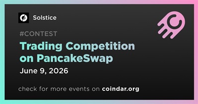 Solstice to Host Trading Competition on PancakeSwap