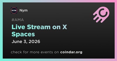 Nym to Hold Live Stream on X Spaces on June 3rd