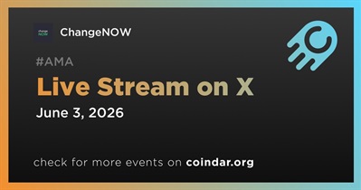 ChangeNOW to Hold Live Stream on X on June 3rd