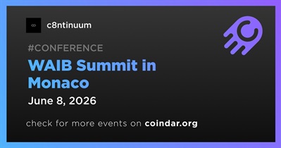 c8ntinuum to Participate in WAIB Summit in Monaco on June 8th