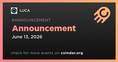 LUCA to Make Announcement on June 13th