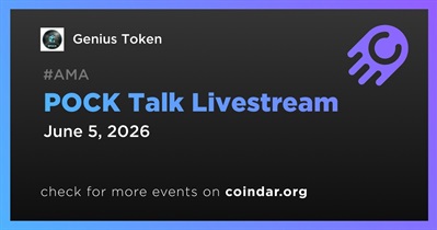 Genius Token to Hold POCK Talk Livestream on June 5th