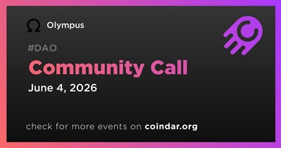 Olympus to Host Community Call on June 4th