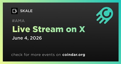 SKALE to Hold Live Stream on X