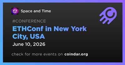 Space and Time to Participate in ETHConf in New York City on June 10th