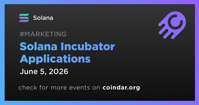 Solana to Close Incubator Applications on June 5th