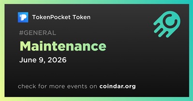 TokenPocket to Conduct Scheduled Maintenance on June 9th