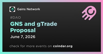 Gains Network Opens GNS Governance Vote Until June 7