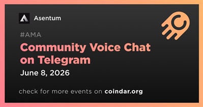 Asentum to Hold Community Voice Chat on Telegram on June 8th