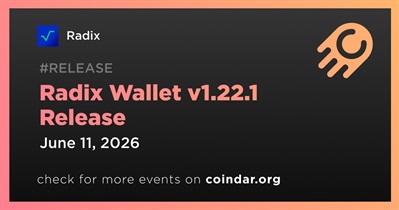 Radix Released Radix Wallet v1.22.1