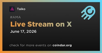 Taiko to Hold Live Stream on X on June 17th