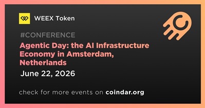 WEEX Token to Participate in Agentic Day: the AI Infrastructure Economy in Amsterdam on June 22nd