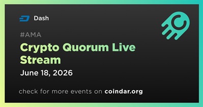 Dash to Hold Crypto Quorum Live Stream on June 18th