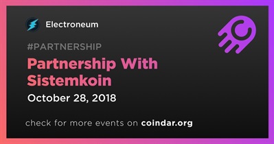 Partnership With Sistemkoin
