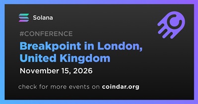 Solana to Hold Breakpoint in London on November 15th