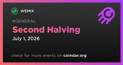 WEMIX to Hold Second Halving on July 1st