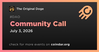 The Original Doge to Host Community Call on July 3rd
