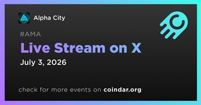 Alpha City to Hold Live Stream on X on July 3rd