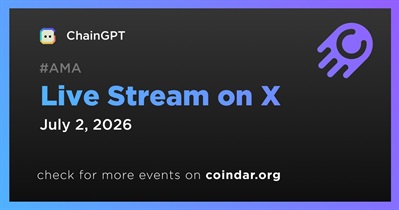 ChainGPT to Hold Live Stream on X on July 2nd