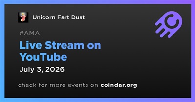 Unicorn Fart Dust to Hold Live Stream on YouTube on July 3rd