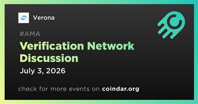 Verona to Hold Live Discussion on Verification Network on July 3rd