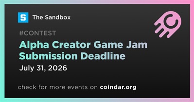 The Sandbox to Close Alpha Creator Game Jam Submissions on July 31st